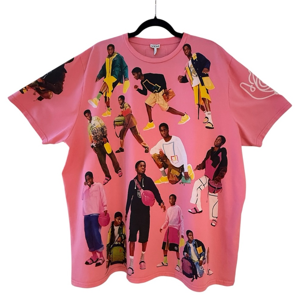 Loewe Pink Tee | Stéphane Bak Print